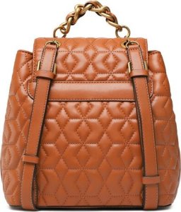Guess, Elenia, Polyurethane, Textile Backpack, Cognac, For Women For Women 3