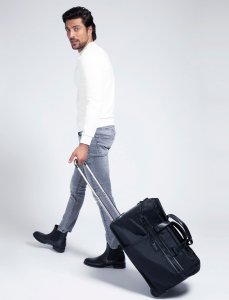 Guess, Dan Weekender, Textile Bag, Travel, Black, For Men For Men 4