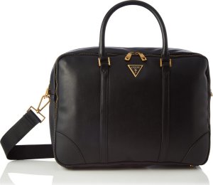 Guess, Scala, Synthetic Leather, Textile Briefcase, HMESCA, Black, 45 x 35 x 5 cm, For Men For Men 1