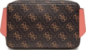Guess, Camy, Textile Fanny Pack, 4G Logo, Coral/Brown, For Women For Women 2