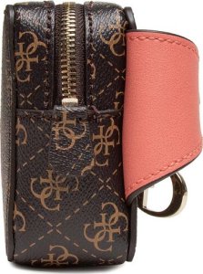 Guess, Camy, Textile Fanny Pack, 4G Logo, Coral/Brown, For Women For Women 5