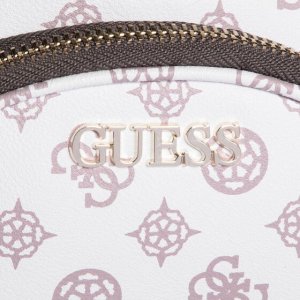 Guess, Utility Vibe, Textile Fanny Pack, White, For Women For Women 5