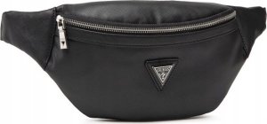 Guess, Certosa, Synthetic Leather, Textile Fanny Pack, hmcrts p1330, Black, 28 x 14 x 8 cm, For Men For Men 1