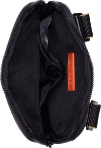 Guess, Vezzola, Flat Top Zip, Textile Crossbody Bag, Brown, For Men For Men 3
