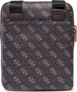 Guess, Vezzola, Textile Crossbody Bag, Dark Brown, 19 x 24 x 2cm, For Men For Men 1