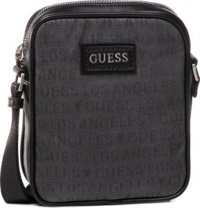 Guess, Dan, Document Holder, Textile Crossbody Bag, Black, HMDLJCP0317, For Men For Men 1