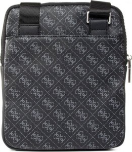 Guess, Dan, Flat Top Zip, Textile Crossbody Bag, Black, For Men For Men 2