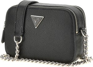 Guess, Noelle, Textile Crossbody Bag, Black, HWZG78, For Women For Women 1