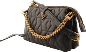 Guess, Elenia, Synthetic Leather, Mini, Textile Crossbody Bag, Black, QB867772, For Women For Women 3