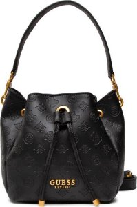 Guess, Zanelle, Textile Handbag, Black, HWPA84 For Women 1