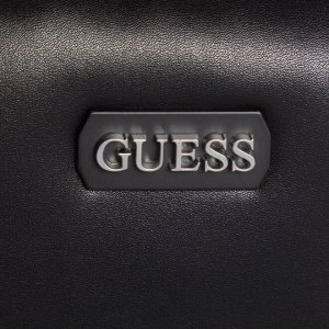 Guess, Dan, Document Holder, Leather Crossbody Bag, Black, Mini, For Men For Men 3