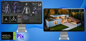 Komputer Pix Titan V2 Intel Core i7 GeForce RTX 4060TI 64GB DDR4 1000GB SSD Windows 11 10