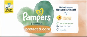 Pampers Harmonie Protect & Care Chusteczki nawilżane 9x44 szt. 10