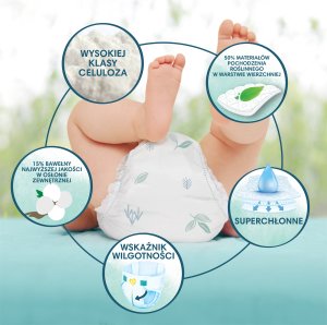 Pampers Harmonie Pieluszki, rozmiar 3, 6-10 kg, 186 szt. 2