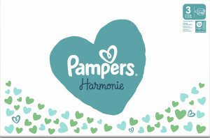 Pampers Harmonie Pieluszki, rozmiar 3, 6-10 kg, 186 szt. 4
