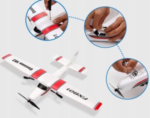 Zdalnie Sterowany Samolot Piankowy Awionetka Lata 11