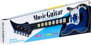 Gitara Strunowa Rockowa 4 Struny 52 Cm Instrument Do Nauki Gry Dla Dzieci 5
