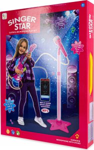 AIG mix Gitara Elektryczna Zestaw Karaoke Z Mikrofonem 7