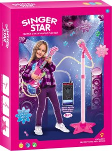 AIG mix Gitara Elektryczna Zestaw Karaoke Z Mikrofonem 8