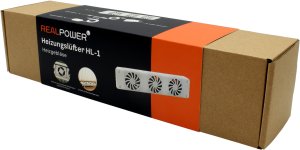 REALPOWER Heizungslüfter HL-1,Lüfter mit 3 Ventilatoren 1