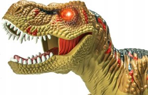 Dinozaur Sterowany Pilotem Dla Dzieci T-Rex Rc Chodzi Ryczy Tańczy Led 15