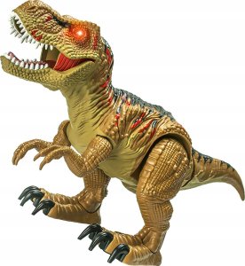 Dinozaur Sterowany Pilotem Dla Dzieci T-Rex Rc Chodzi Ryczy Tańczy Led 10