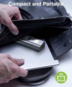 Adapter Techly Karta Sieciowa USB-C 3.1 na RJ45 Gigabit z Hubem 3x USB 3.0 6