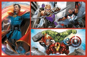 Trefl Puzzle Marvel Zostań bohaterem 2x70 elementów (34439) 2