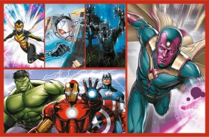 Trefl Puzzle Marvel Zostań bohaterem 2x70 elementów (34439) 3