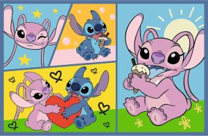 Trefl Puzzle Lilo & Stitch Ze Stitchem nie ma nudy 2x70 elementów (34444) 3