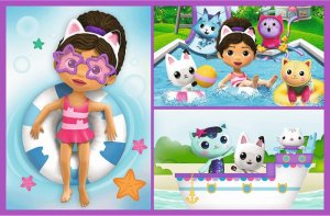 Trefl Puzzle Koci Domek Gabi - Baw się z Gabby 2x70 elementów (34438) 2