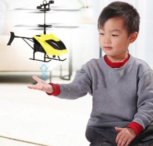 Interaktywny Helikopter Zdalnie Sterowany Rc + Pilot 3