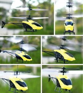 Interaktywny Helikopter Zdalnie Sterowany Rc + Pilot 4