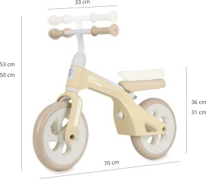 Qplay Rowerek Biegowy Tech Cream 8