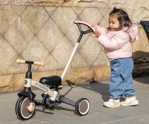 Qplay Rowerek Trójkołowy Stager 3w1 Brown 14