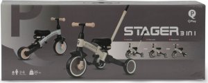 Qplay Rowerek Trójkołowy Stager 3w1 Brown 15
