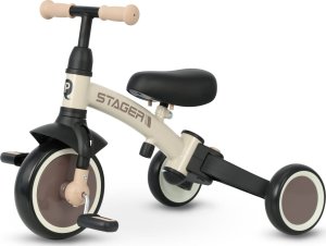 Qplay Rowerek Trójkołowy Stager 3w1 Brown 5