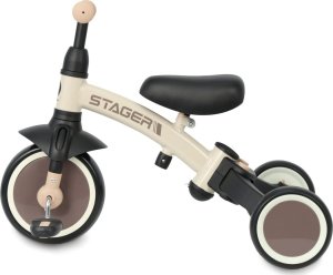 Qplay Rowerek Trójkołowy Stager 3w1 Brown 6