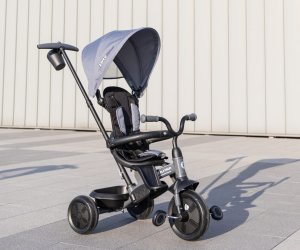 Qplay Rowerek Trójkołowy Elite Platinum Grey 13