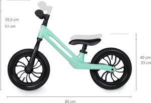 Qplay Rowerek Biegowy Racer Mint 7