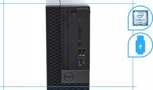 Komputer poleasingowy Dell Komputer Optiplex 5060 Sff Intel Core i5 16GB DDR4 512GB SSD Windows 11 3