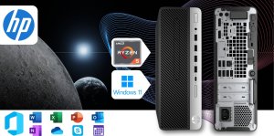 Komputer HP Elitedesk 705 G4 AMD Ryzen 5 16GB DDR4 512GB SSD Windows 11 10