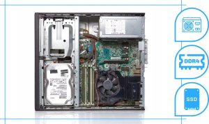 Komputer HP Prodesk 600 G2 SFF Intel Core i3 8GB DDR4 256GB SSD Windows 10 4