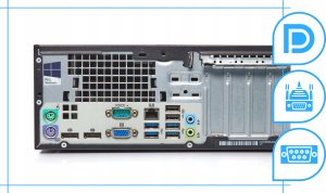 Komputer HP Prodesk 600 G2 SFF Intel Core i3 8GB DDR4 256GB SSD Windows 10 5