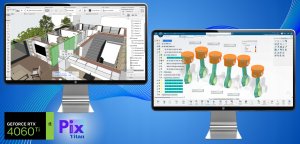 Komputer Titan V2 Intel Core i7 GeForce RTX 4060TI 32GB DDR4 1000GB SSD Windows 11 11