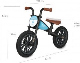 Qplay Rowerek Biegowy Feduro Blue 9