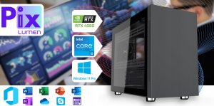 Komputer Pix Lumen V1 Intel Core i5 GeForce RTX 4060 16GB DDR4 512GB SSD Windows 11 5