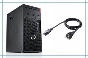 Komputer Fujitsu Esprimo P558 Tower Intel Core i5 16GB DDR4 1000GB SSD 12