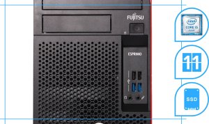 Komputer Fujitsu Esprimo P558 Tower Intel Core i5 16GB DDR4 1000GB SSD 3
