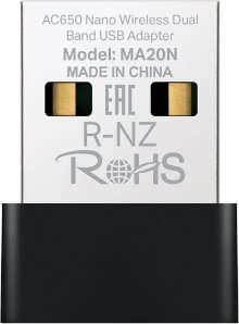 Karta sieciowa Mercusys MA20N AC650 Nano Wireless Dual Band USB Adapter 1